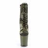 Pleaser - FLAMINGO1020CAMO Bottes de plateforme, Pole dance chaussures - Chaussures de pole dance - Vert Product image